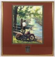 David Uhl Harley-Davidson "Legacy" Art Print