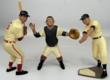 (3) 1958-62 Hartland Baseball Stars Statues
