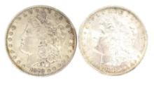 1878 & 1878-S Morgan Silver Dollars