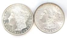 1881-S & 1882 Morgan Silver Dollars