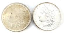 1889 & 1890 Morgan Silver Dollars