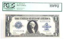 1923 $1 U.S. Silver Certificate PCGS 55PPQ