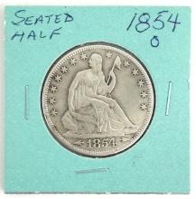 1854-O U.S. Seated Liberty Silver Half Dollar