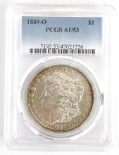 1889-O U.S. Morgan Silver Dollar PCGS AU 53