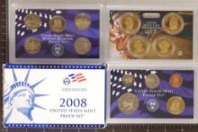 2008 US PROOF SET (WITH BOX)
