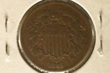 1865 US TWO CENT PIECE