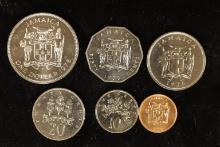 1975 JAMAICA 6 COIN YEAR SET (PF LIKE)