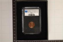 2017-P LINCOLN CENT MS63 ONLY YEAR WITH "P'' MINT