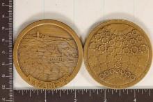 2 BRONZE ISRAEL MEDALS, NAZARETH AND MINISTRY OF