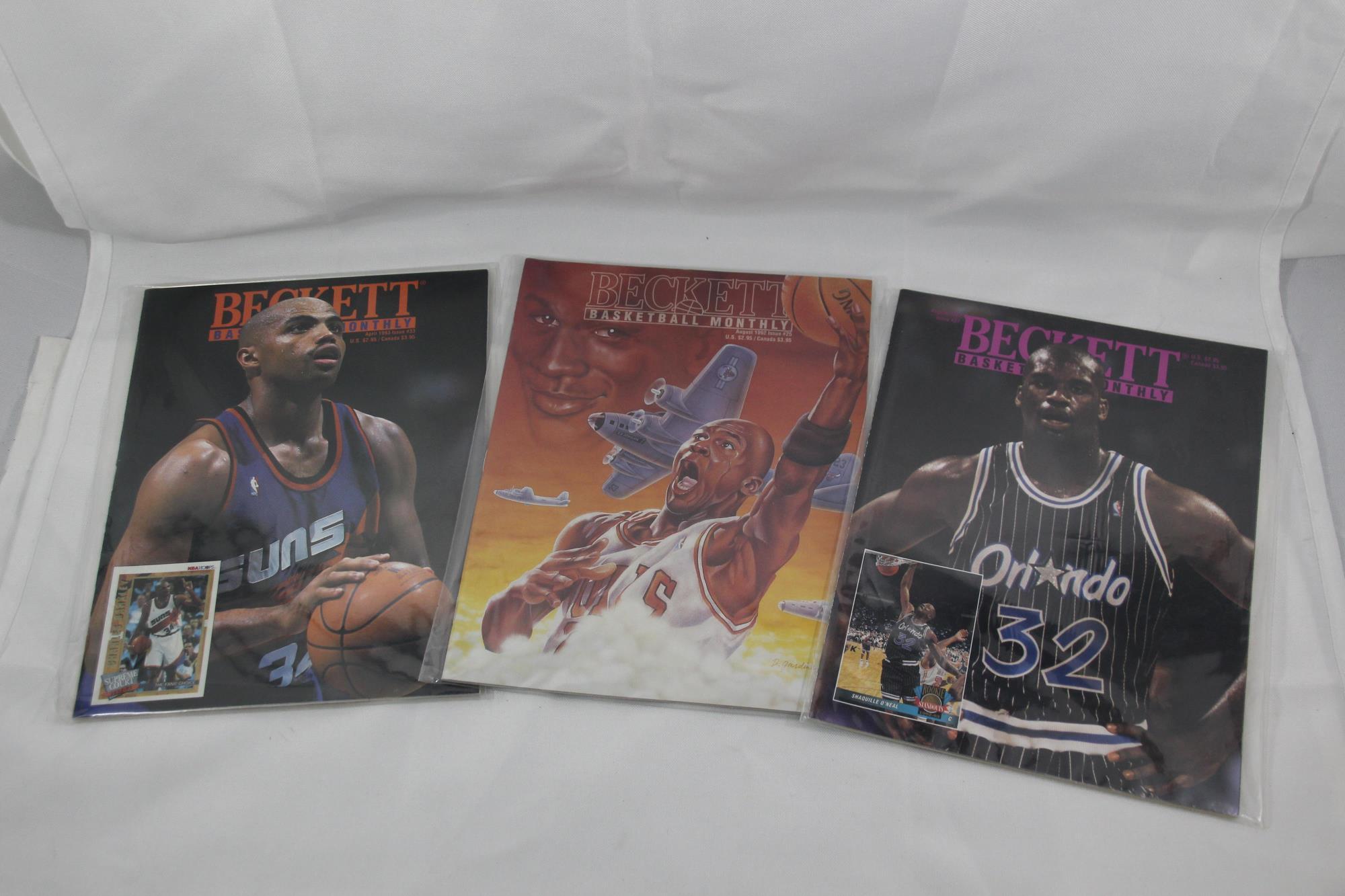 COLLECTION OF 17 BECKETT BASKETBALL MONTHLY
