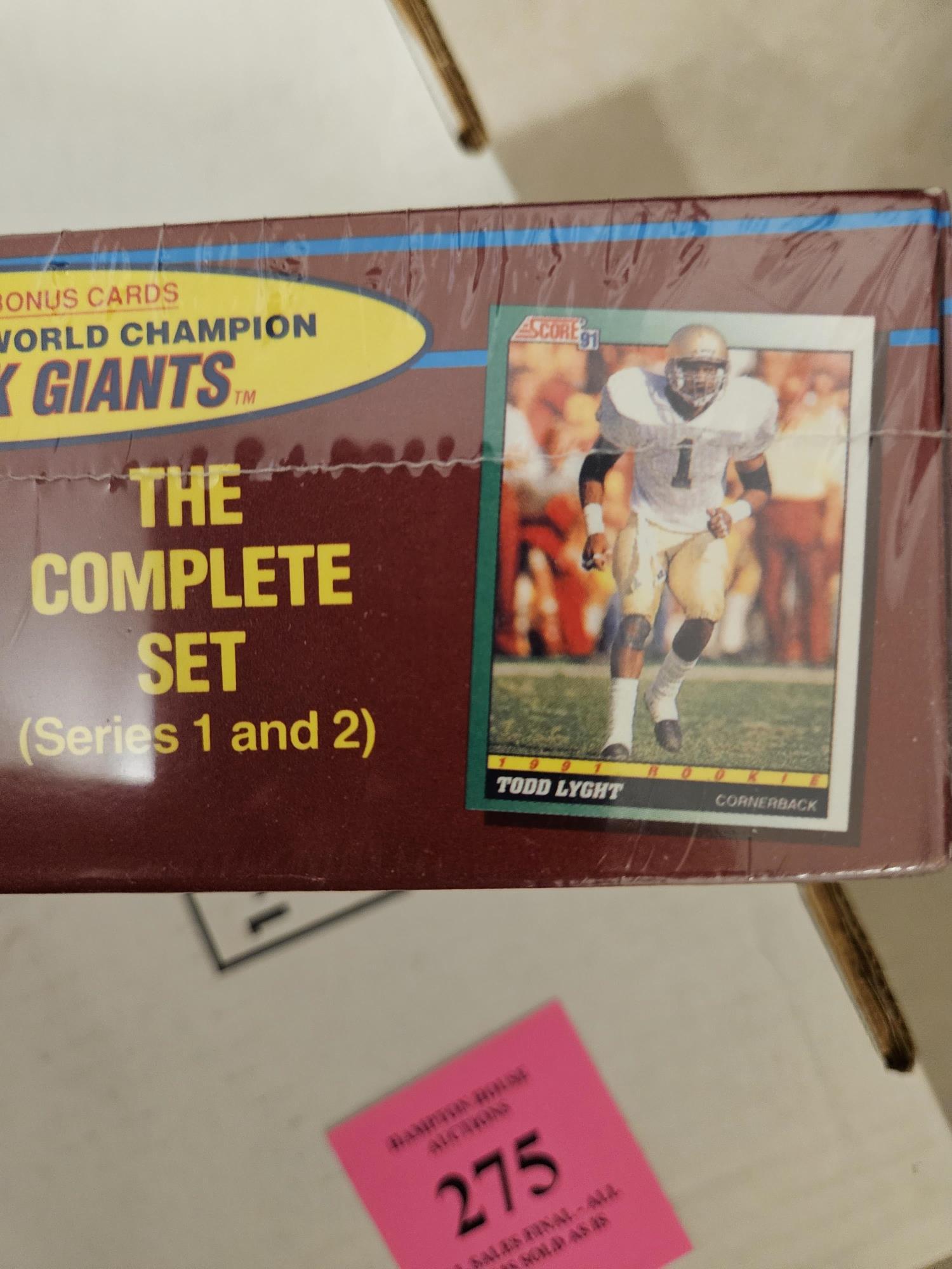 SCORE NFL 1991 SEALED BOX OF TRADING CARDS