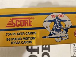 1990 SCORE BASEBALL SET BOX