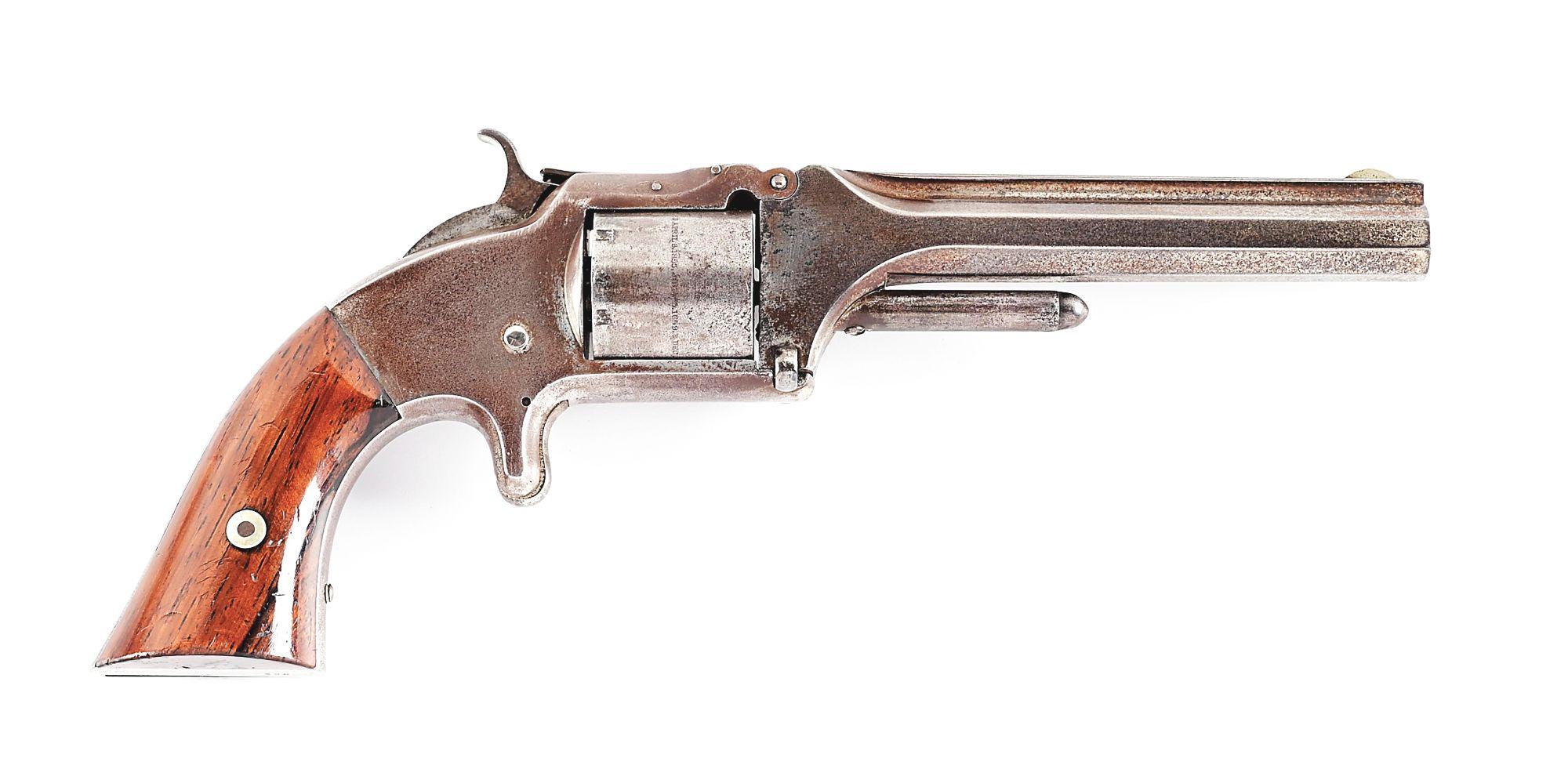 (A) CIVIL WAR NAVY INSCRIBED SMITH & WESSON MODEL 2 ARMY REVOLVER OF LIEUTENANT JOHN HUMPHRY.