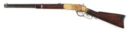 (A) WINCHESTER MODEL 1886 LEVER ACTION CARBINE.