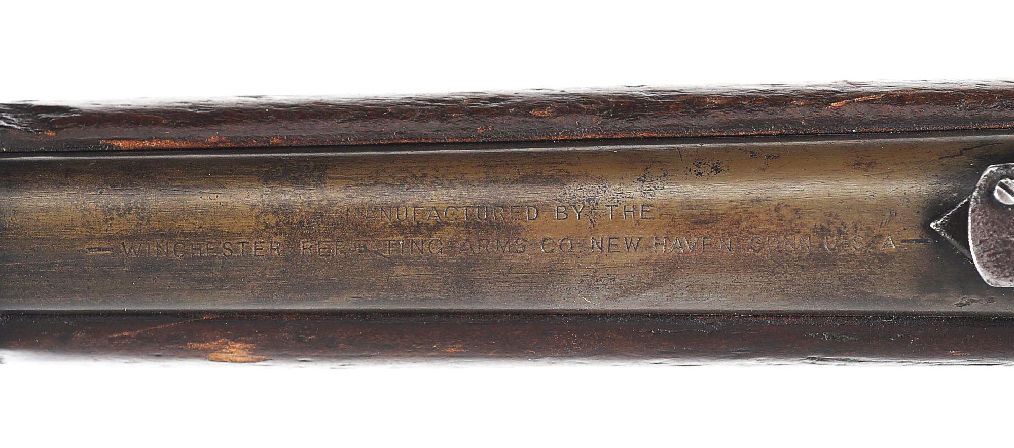 (A) WINCHESTER MODEL 1894 SADDLE RING CARBINE IN .38-55 (1895).