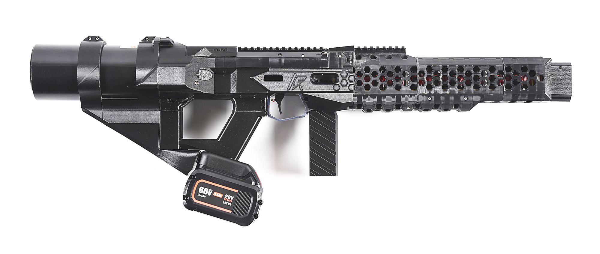 ARCFLASH EMG-02 FULLY AUTOMATIC COILGUN.