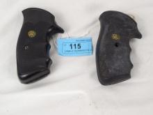 2 PAIR of  PACHMAYR FITS COLT REVOLVERS LISTED B/