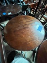 Bar Round Wooden Table