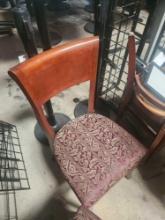 (4) Wooden Restaurant Chairs
