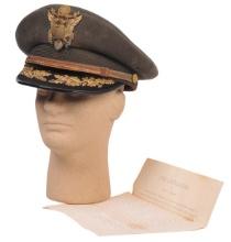 US Army Vietnam era Officer Visor Hat (MOS)