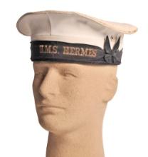 British Royal Navy WWII issue HMS Hermes Sailors Cap (MOS)