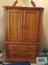 Matching TV cabinet with drawers