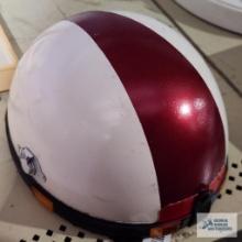 Vintage helmet, size large, made in Japan. Has damage...to padding on inside