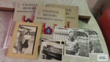 Engineer history, mediterranean theater books and assorted military pictures