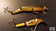 L&S mirrolure sinker articulated lure and rebel floater articulated lure