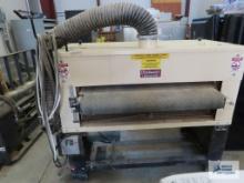 Woodmaster 38-inch drum sander model W-3875. Forklift available to load.