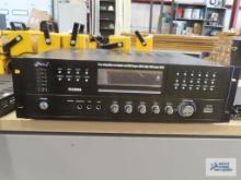 Pyle model PD3000A pre-amplifier with build-in DVD player/MP3/AM/ FM tuner/usb. No power cord.