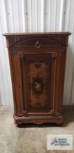 Antique cabinet with marble top and lion head pull. Signed by Gottlieb Vollmer. Philadelphia Circa
