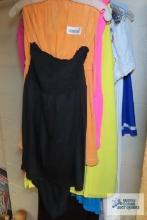 assorted size lady's dresses and etc