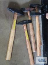 Five chipping hammers