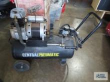 Central Pneumatic air compressor. Missing cover