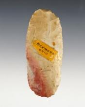 Excellent color! 3 9/16" Paleo Knife found near Richmond, Jefferson Co., Ohio. Made from Flint Ridge