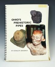Book: Ohio's Prehistoric Pipes by Donald R. Gehlbach. Signed by author.