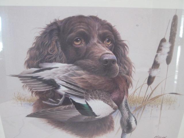Signed and Numbered 1988 Governor's Medallion Edition SC Waterfowl Stamp Print