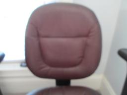 Faux Leather Rolling Office Chair