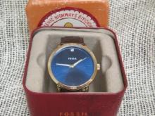 Fossil Watch in Tin