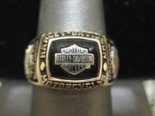 10k Gold Harley Davidson Ring
