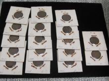 Lot of (17) Indian Head Pennies