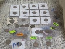 Collection of Buffalo Nickels