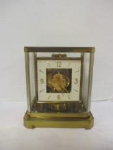 Atmos Le Coultre & Cie. Visible Escapement Brass Clock