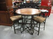 Acme Furniture Business Pub Table and Chairs