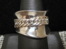 Sterling Silver Designer Style Ring