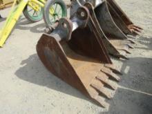 Lot Of 24" Backhoe Tooth Bucket,