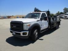 2012 Ford F550 SD S/A Flatbed Truck,