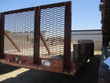 1980 Fontaine PTW-3-5540 T/A Flatbed Trailer,