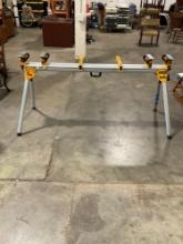 DEWALT Heavy Duty Miter Saw Stand w/ Fold out Locking Legs & Clamping Slides - See pics